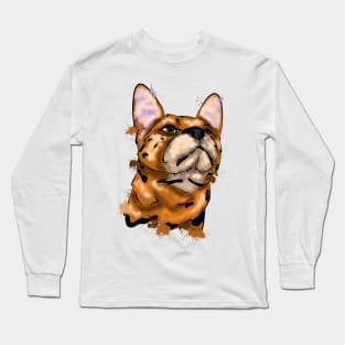 Abstract serval drawing Long Sleeve T-Shirt